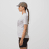 Tričko krátky rukáv Fjällräven HOJA LUGNT WOOL T-SHIRT WOMEN Lavender Mist