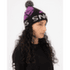 Čiapka Mons Royale Mtn Pixel Merino Pom Pom Beanie Purple Bolt / Black