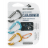 Karabína Sea to Summit Accessory Carabiner Set 3pcs Grey/Blue/Orange
