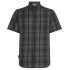 Košeľa krátky rukáv Icebreaker Merino 125 Cool-Lite™ Steveston SS Shirt Plaid Men OBSIDIAN/BLACK/P