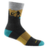 Ponožky Darn Tough CLOSE ENCOUNTERS MICRO CREW MIDWEIGHT WITH CUSHION CHARCOAL