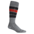 Podkolienky Icebreaker Ski+ Medium OTC Heritage Stripe Men Gritstone HTHR