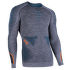 Tričko dlhý rukáv UYN Ambityon UW Shirt LS Melange Men Black Melange/Atlantic/Orange Shiny