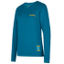 Climbing on the Moon Sweatshirt Women Turchese/Giallo