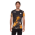 Tričko krátky rukáv Mammut Massone Sport T-Shirt Sender Men black-tangerine 00711