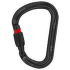 Karabína Petzl WILLIAM black SCREW-LOCK Black