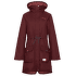 Pláštenka Kari Traa Tesdal Parka Women BURGUNDY RED