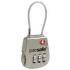 Prosafe 800 Combination Cable Padlock 705 SILVER