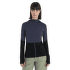 Mikina Icebreaker Merino Blend 200 RealFleece™ Descender LS Zip Hoodie Women TIDAL TEAL