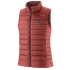 Down Sweater Vest Women Potters Red