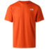 24/7 Pentadome Embossed Reg Short Sleeve Men G6L LAVA RED