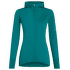 Mikina Icebreaker Merino Blend 200 RealFleece™ Descender LS Zip Hoodie Women TIDAL TEAL