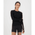 Tričko dlhý rukáv Mons Royale Bella Merino Long Sleeve Women Black