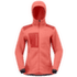 trollveggen warm3 Zip Hood Women Deep Sea Coral/Baked Apple
