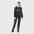 Mikina Fjällräven Fjällräven Logo Sweater Women Breeze Blue-Patina Green