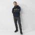 Mikina Fjällräven Fjällräven Logo Hoodie Men Black