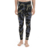 Legíny Icebreaker Merino 260 Vertex Leggings Natural Camo Men BLACK/LODEN/GRAPHITE/J