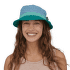 Klobúk Patagonia Wavefarer Bucket Hat Kaleido: Black