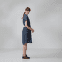 Šaty Fjällräven Övik Hemp Dress Women Mountain Blue
