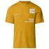 Tričko krátky rukáv The North Face MOUNTAIN FOUNDATION COORDINATES TEE 0XI TURMERIC