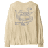 Tričko dlhý rukáv Patagonia Long-Sleeved Graphic T-Shirt Kids Skisel: Undyed Natural