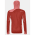 Bunda Ortovox SWISSWOOL COL BECCHEI HYBRID JACKET WOMEN 23501 sunset orange