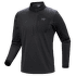 Mikina Arcteryx Rho SV Zip Neck Men Black