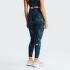 Legíny The North Face Flex 25IN Tight-Print Women JZ9 SUMMIT NAVY DIFFUSED NATURE PRINT