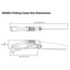 Píla GearAid SKARA™ Camp Saw with Sheath