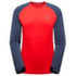 CIRCLE LOGO LONGSLEEVE Men Mountain Red/Night Sky