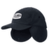 Landroamer™ Ear Flap Cap Black, Working Badge 011