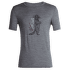 Tričko krátky rukáv Icebreaker Tech Lite II SS Tee Waschbar Wandering Men Gritstone HTHR