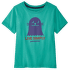 Tričko krátky rukáv Patagonia Regenerative Organic Certified Cotton Graphic T-Shirt Baby Live Simply Seal: Fresh Teal