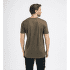 Tričko krátky rukáv Aclima LightWool Tee Print Horn Men Jet Black