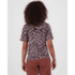 Tričko krátky rukáv Mons Royale Icon Merino T-Shirt Women Rock Leopard