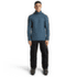 Mikina Icebreaker Merino 400 RealFleece™ Grid Blackridge Pullover Hoodie Men Abyss