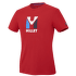 Tričko krátky rukáv Millet Trilogy Grid Logo TS SS RED - ROUGE