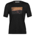 Tričko krátky rukáv Icebreaker Tech Lite II SS Tee Mountain Mantra Men Black