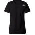 Tričko krátky rukáv The North Face EASY TEE S/S Women TNF BLACK