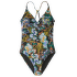Cross Shore 1pc Swimsuit Women Undersea: Black