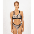 Podprsenka Mons Royale Stela X-Back Bra Women Rock Leopard/Black
