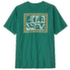Tričko krátky rukáv Patagonia Mother Rays T-Shirt Men Gem Green
