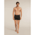 Boxerky Icebreaker Merino 150 Anatomica Boxers Men BLACK