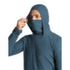 Mikina Icebreaker Merino 400 RealFleece™ Grid Blackridge Pullover Hoodie Men Abyss