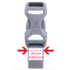 Pracka deuter Buckle 16D HI/TR/AL grey