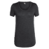 Tričko krátky rukáv Icebreaker Solace SS Scoop Women Black HTHR IBANS_00728