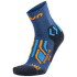 Ponožky UYN Trekking Approach Mid Socks Men Blue/Orange/GreyMelange