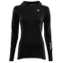 Mikina Aclima WarmWool Hood Sweater Women Jet Black