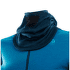 Mikina Aclima WarmWool Hood Sweater W/Zip Women Navy Blazer / Blue Sapphire / Azure Blue