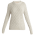Sveter Icebreaker Merino Cable Knit Crewe Sweater Women UNDYED